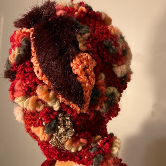 Hat Freeform cup style Hat Personalized handmade hat - Picture 9 of 11